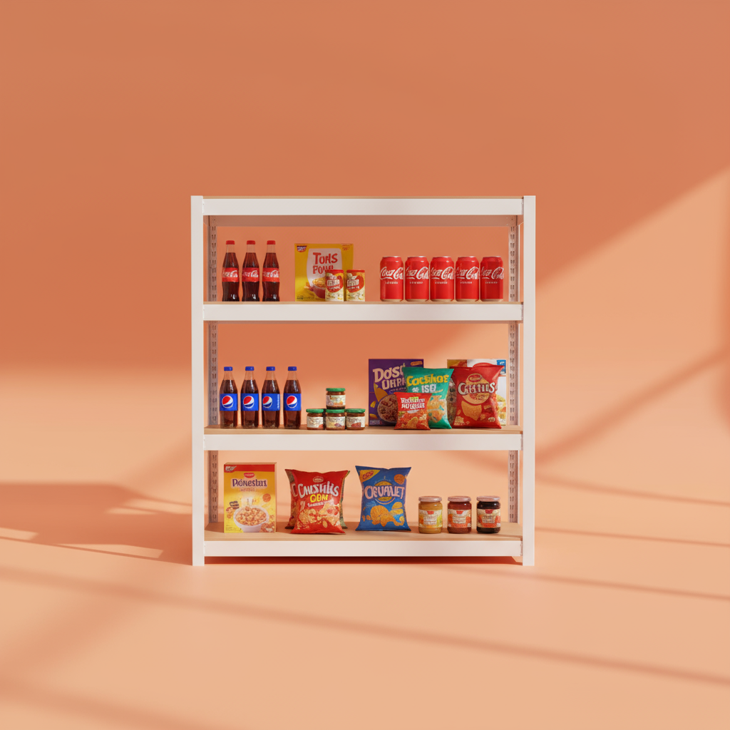 선반 수납선반 다용도 철제 벽 팬트리 선반장 무볼트 랙 홈던트하우스 4단 303075