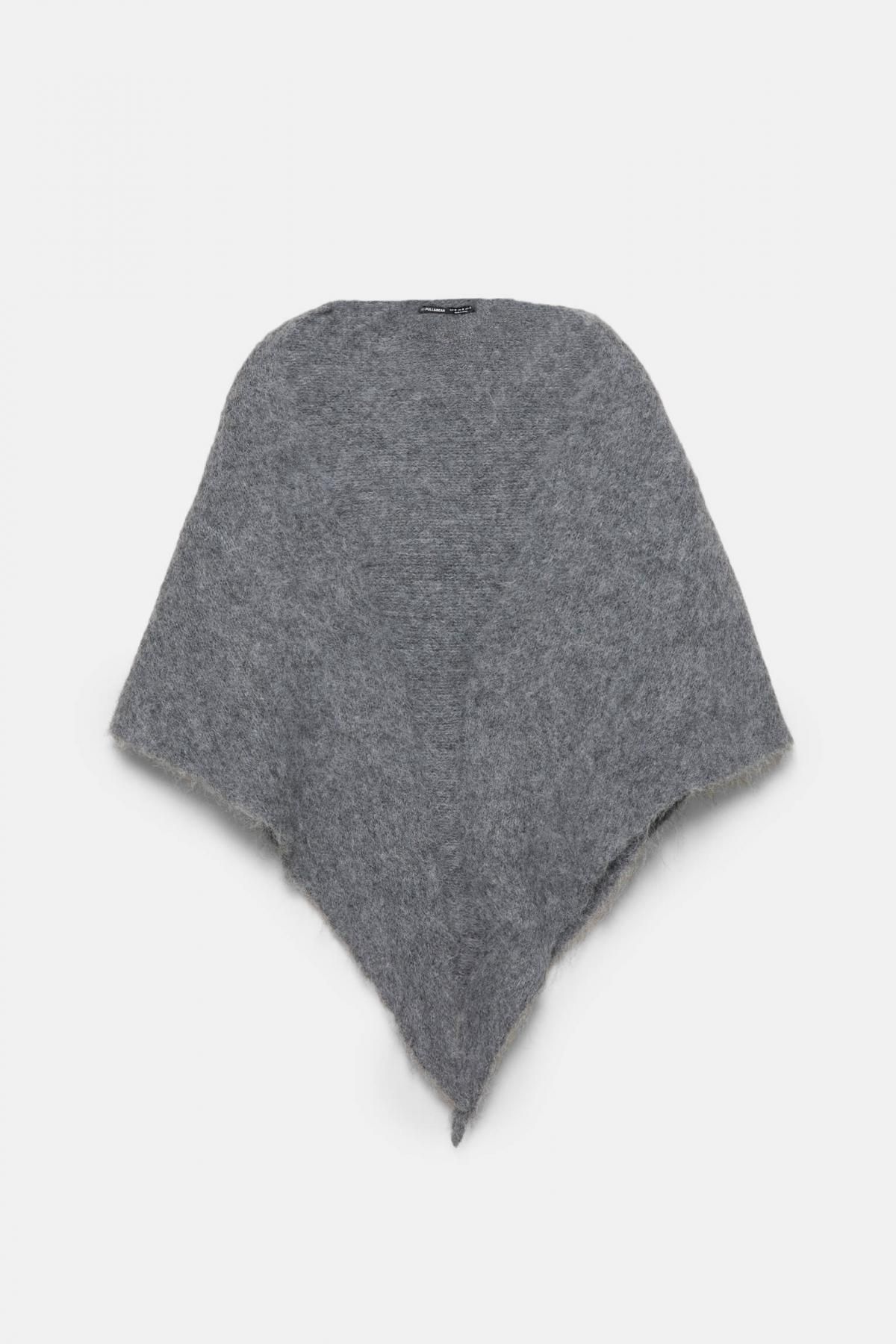 풀앤베어 소프트터치 트라이앵글 케이프 머플러 7940/320 ANTHRACITE GREY - 상품 이미지