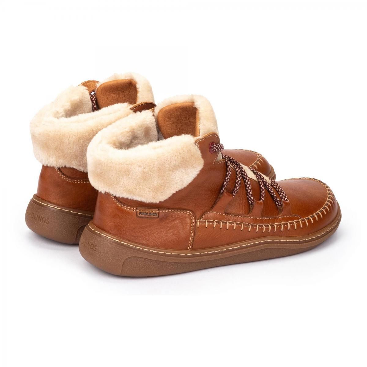 피콜리노스 베어풋 천연가죽 컴포트 앵클부츠 ARANJUEZ U9F-8830C1 BRANDY - 상세 이미지 4