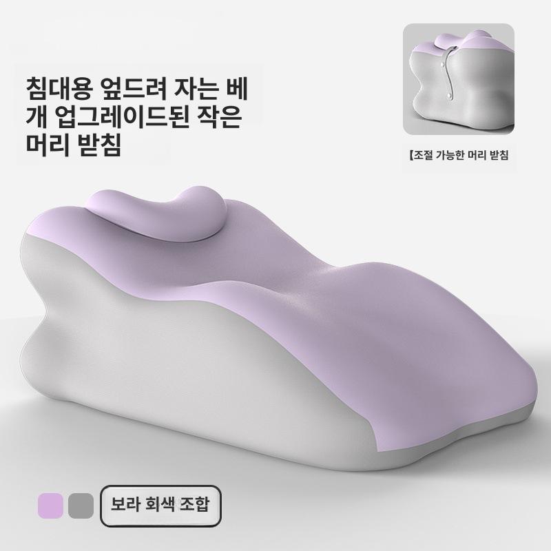 기억폼 침대용 목지지 휴대폰용 숙면 블랙그레이 A 53x37x24cm 이미지 8