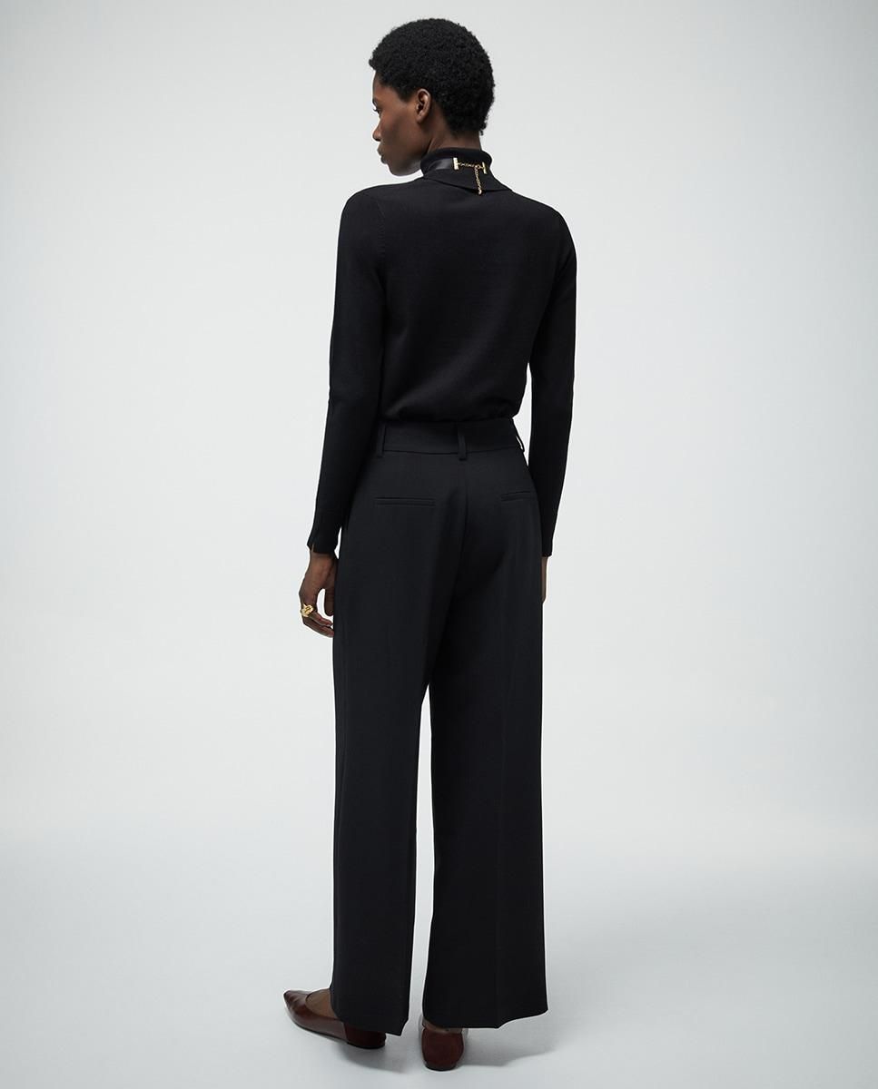 스페라 와이드 테크니컬 슬랙스 팬츠 58305106815 NEGRO - 상세 이미지 5