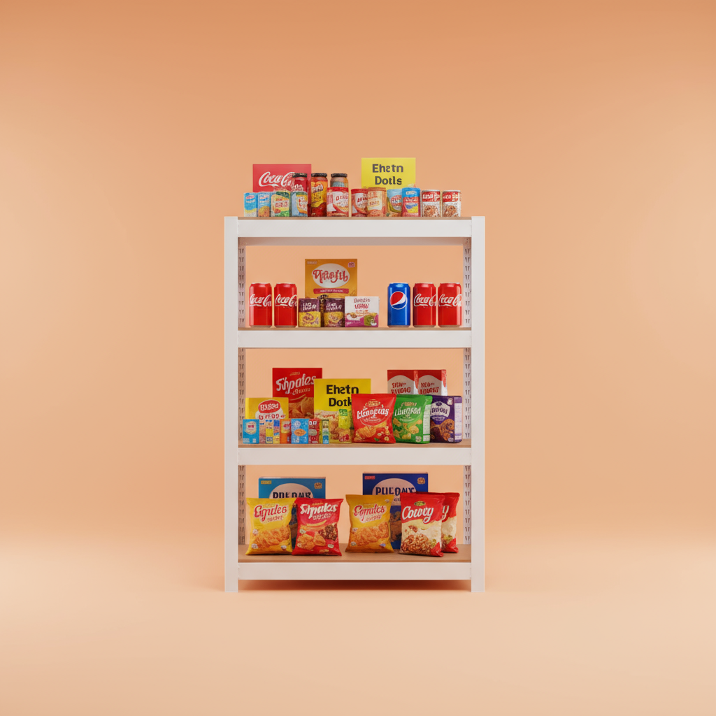 선반 수납선반 다용도 철제 벽 팬트리 선반장 무볼트 랙 홈던트하우스 4단 303075