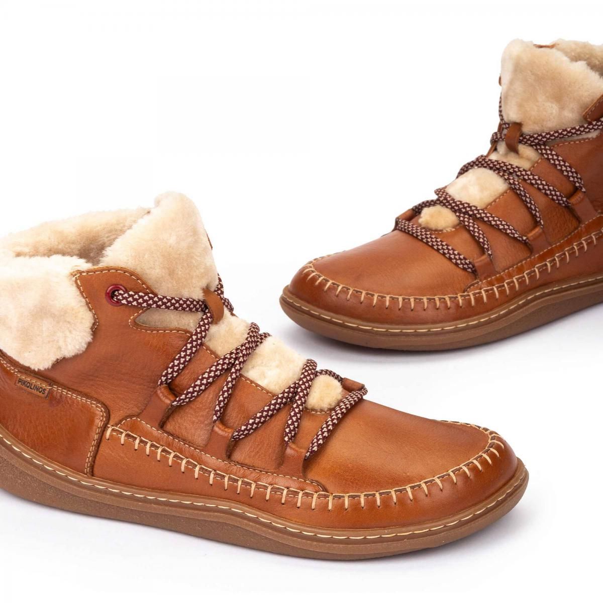 피콜리노스 베어풋 천연가죽 컴포트 앵클부츠 ARANJUEZ U9F-8830C1 BRANDY - 상세 이미지 3