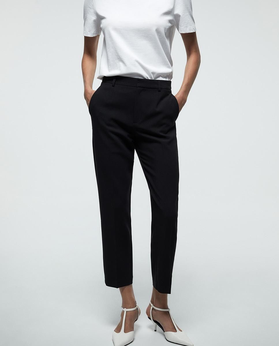 스페라 플레인 테일러드 슬림핏 정장 팬츠 58305106963 NEGRO - 상품 이미지
