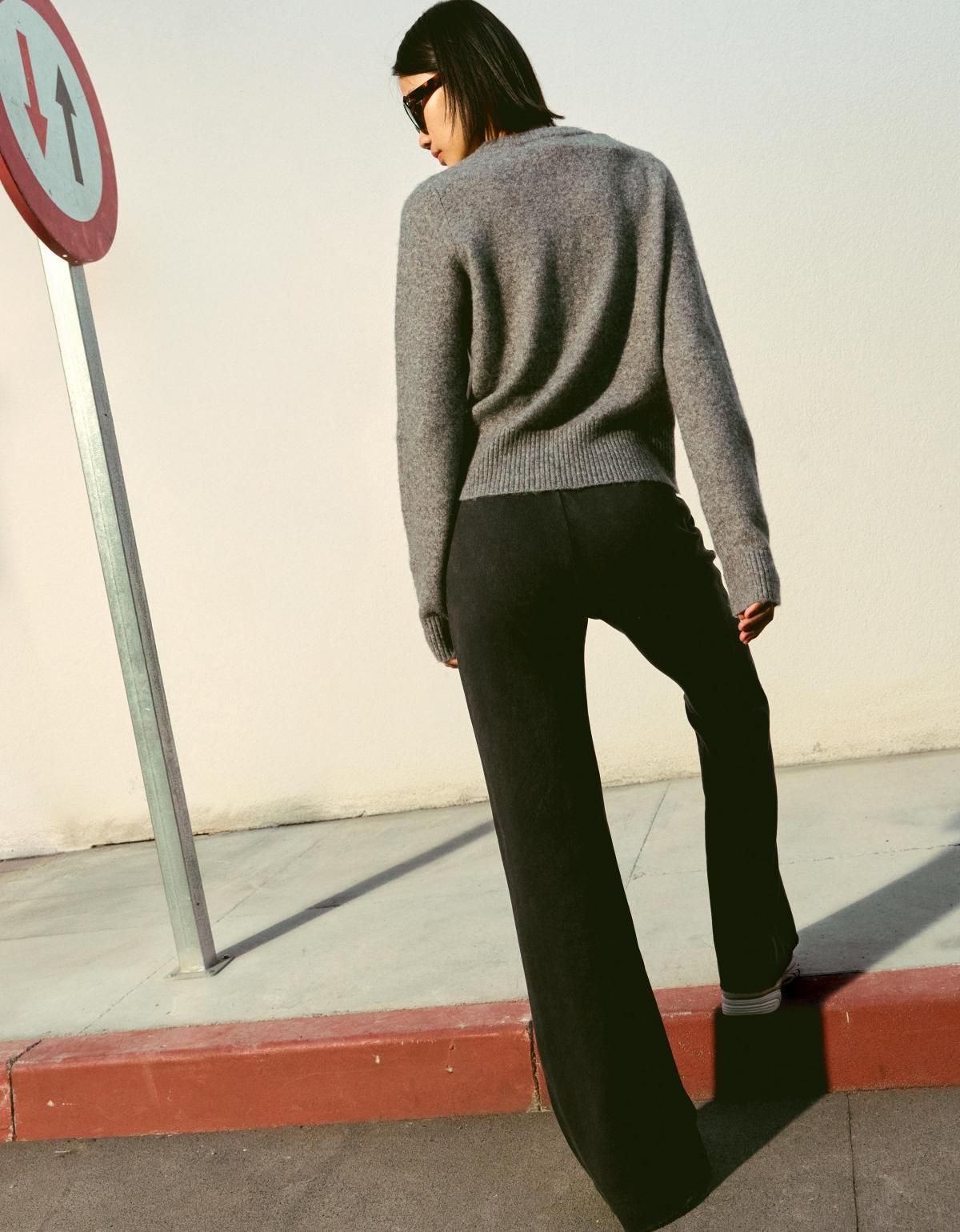 버쉬카 프레이드 헴 플러시 부츠컷 팬츠 5117/700 DARK GREY - 상세 이미지 5