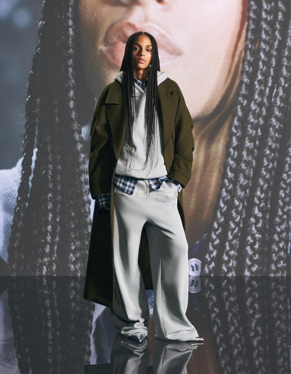 버쉬카 아웃 오브 코어 플러시 플레어 팬츠 5151/187 GREY - 상세 이미지 2