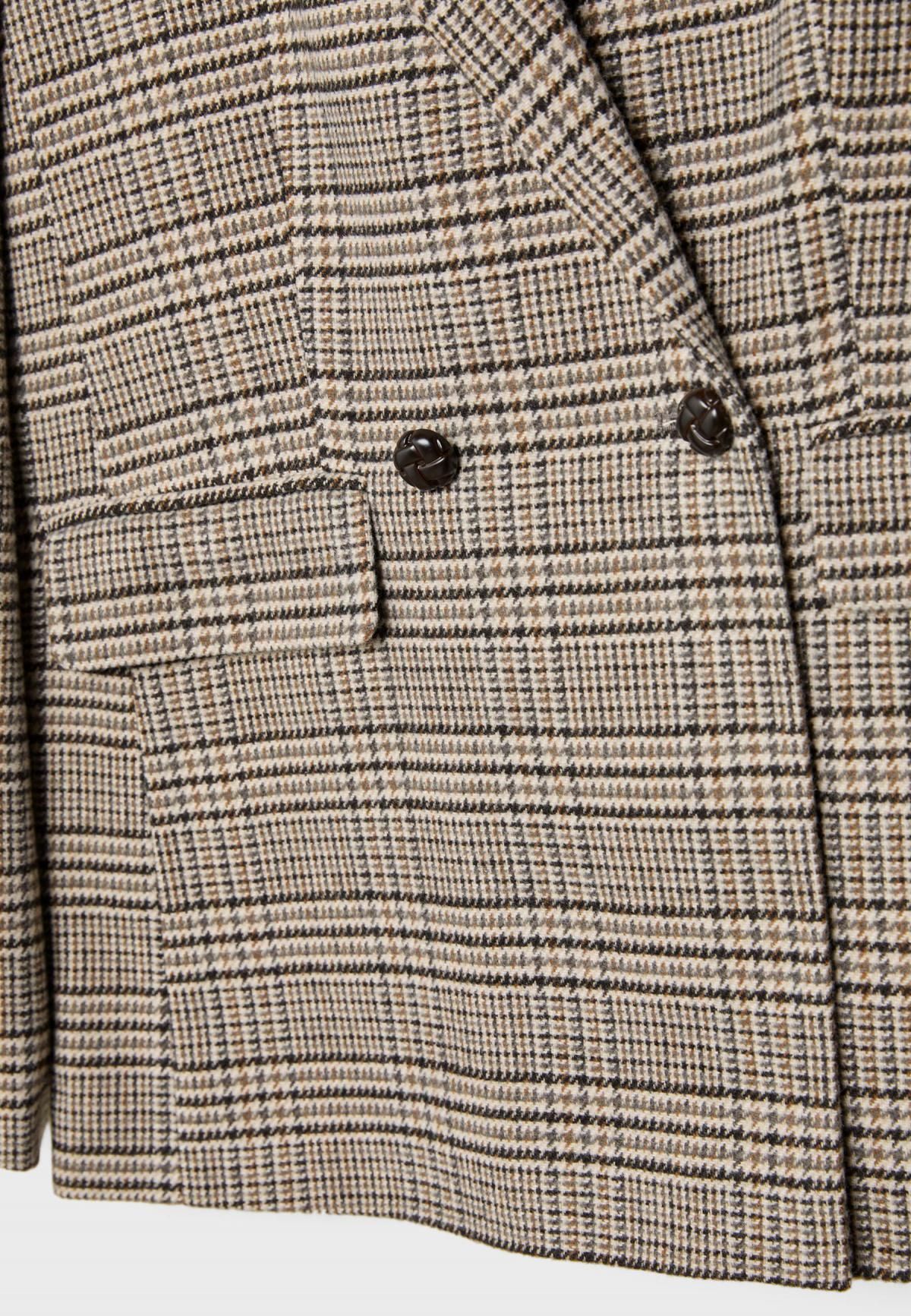 스트라디바리우스 클래식 체크 테일러드 재킷 5912/828 BROWN - 상세 이미지 2