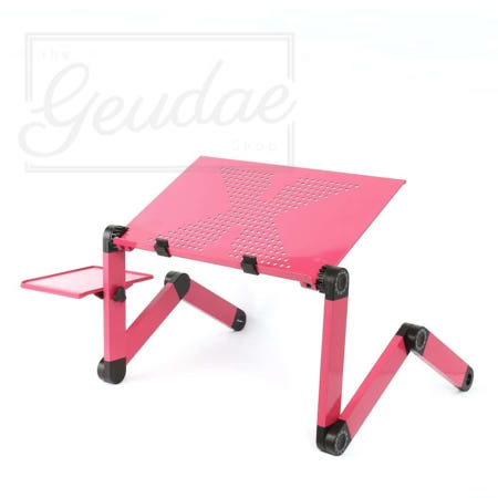 그대여 핑크 42x26cm 관절 노트북 테이블 접이식책상 노트북좌식책상