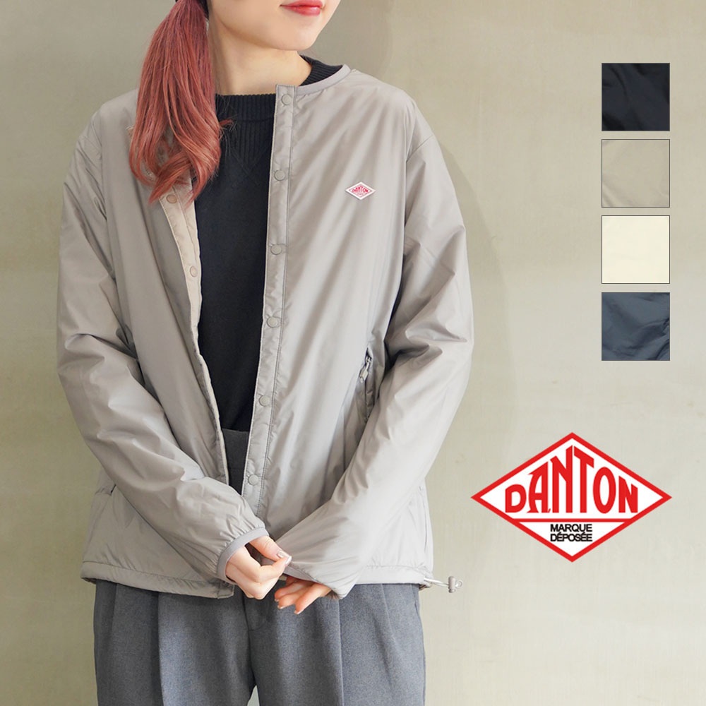 단톤 여성 경량 나일론 재킷 DT-A0632SNT XS 아이보리 - 상품 이미지