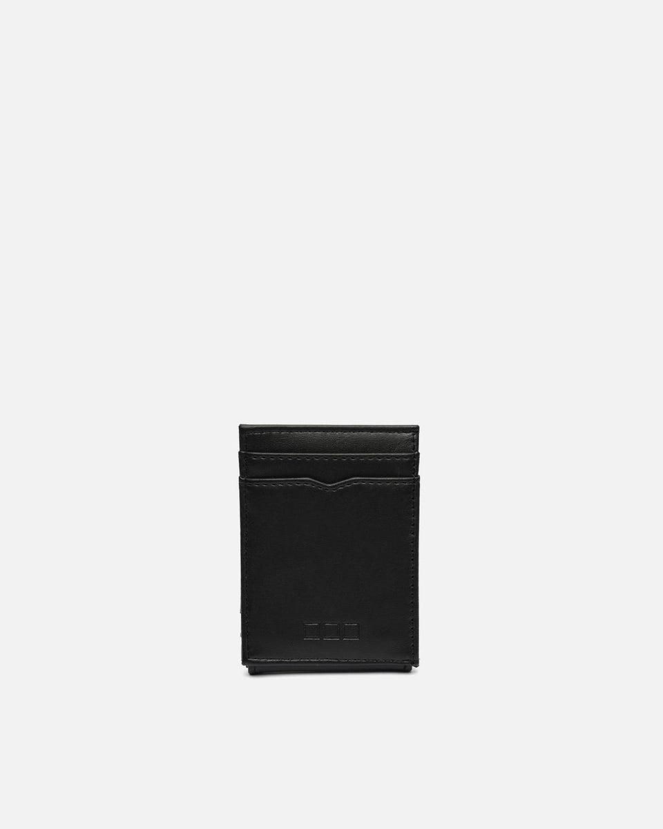 미사코 미니멀 블랙 카드 지갑 Pacho-4900437002010 BLACK - 메인 이미지