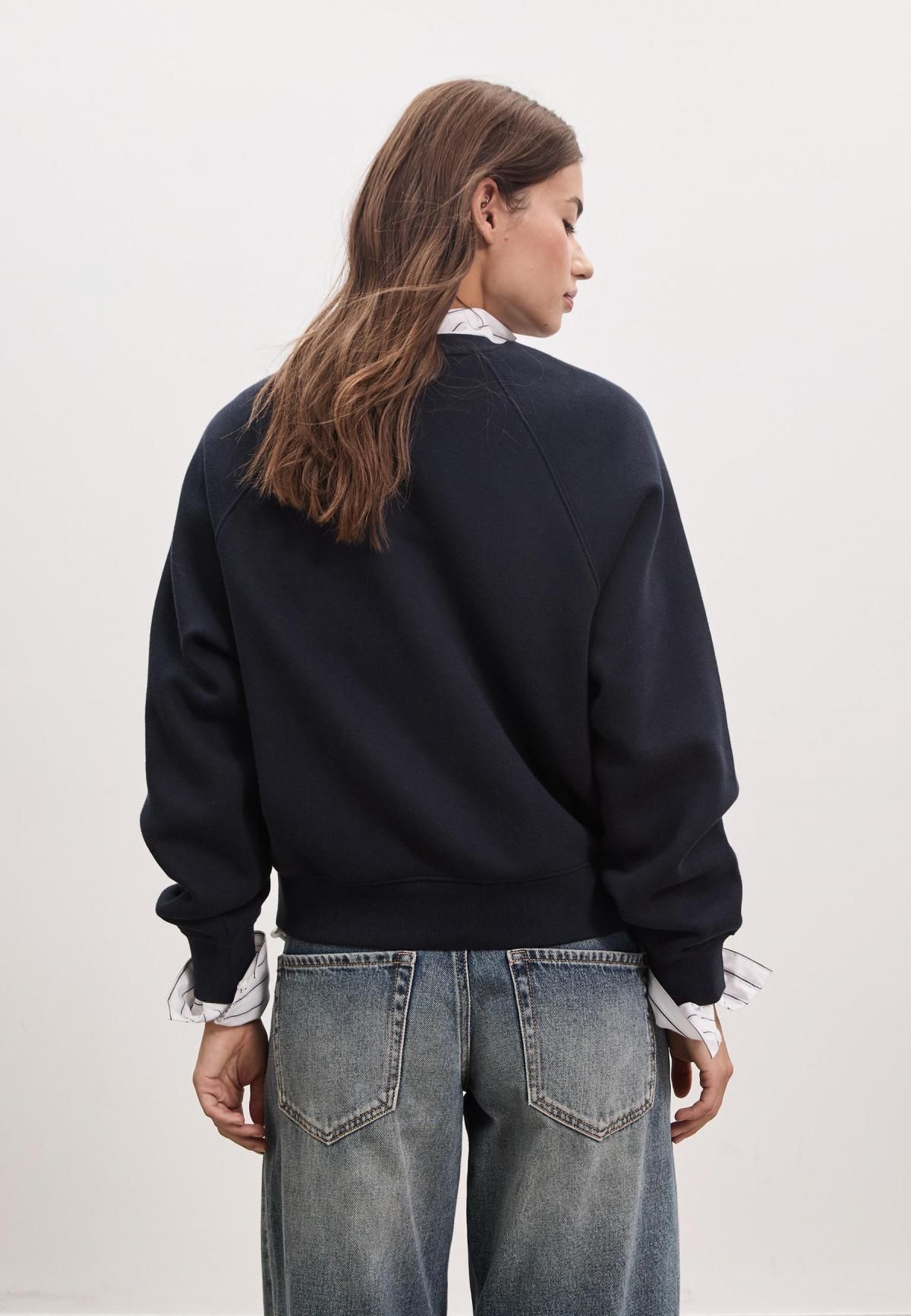 스트라디바리우스 베이직 라운드넥 데일리 긴팔 맨투맨 6520/877 DARK BLUE - 상세 이미지 5