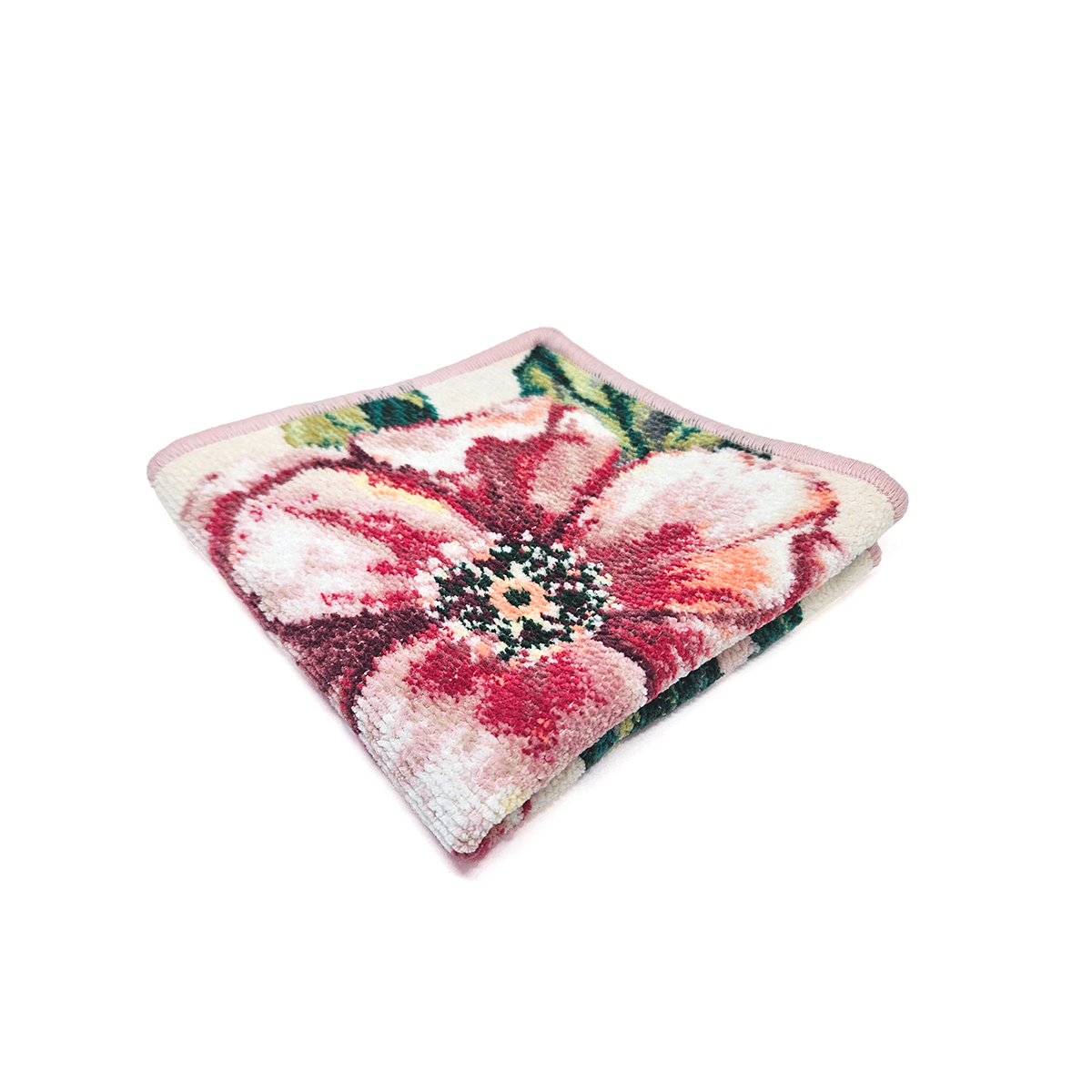 훼이라 에덴 핑크 예쁜 페이스타월 30x30cm 독일직수입 부드럽고 먼지없는 프리미엄손수건 - 상세 이미지 3