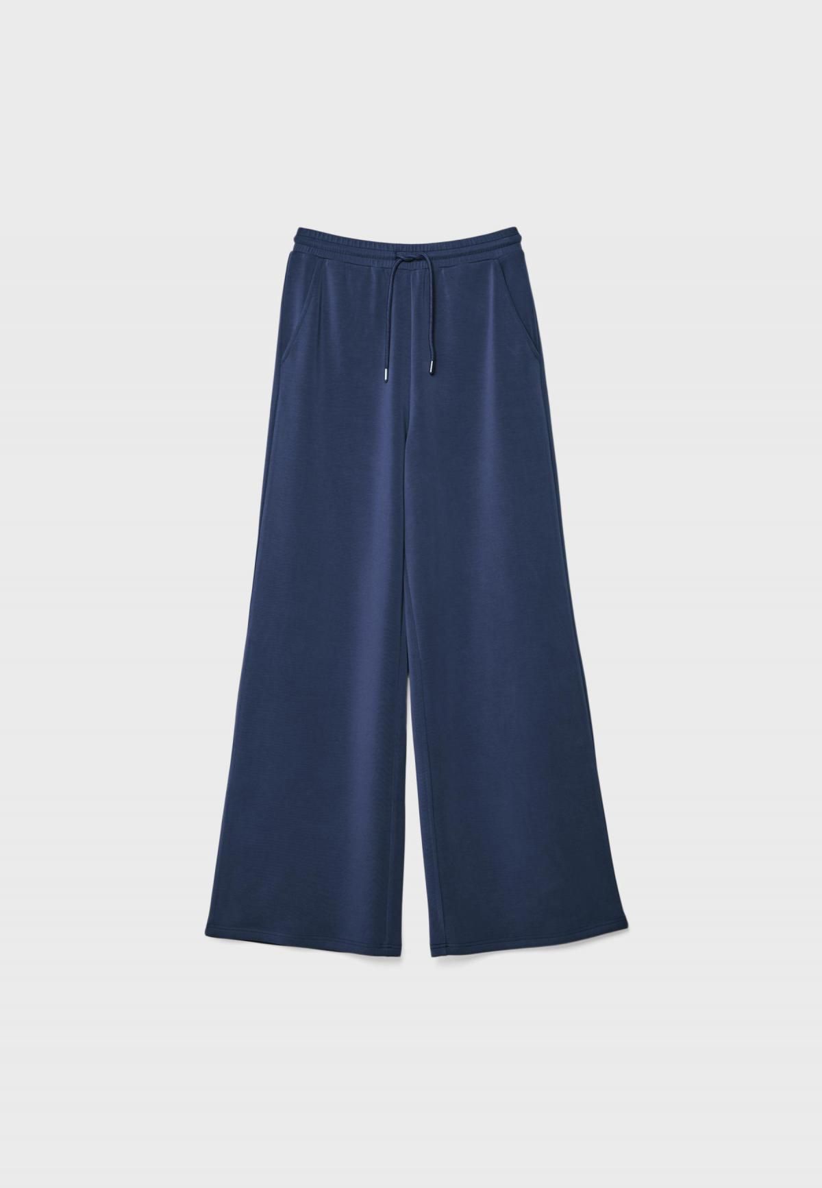 스트라디바리우스 소프트터치 모달 와이드 팔라초 팬츠 8737/276 DARK BLUE - 상세 이미지 2
