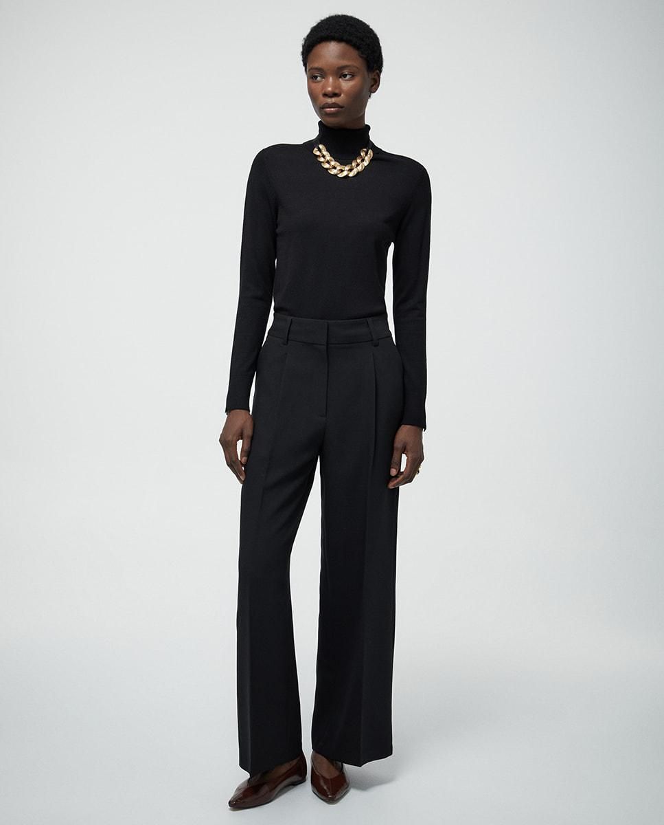 스페라 와이드 테크니컬 슬랙스 팬츠 58305106815 NEGRO - 상세 이미지 2