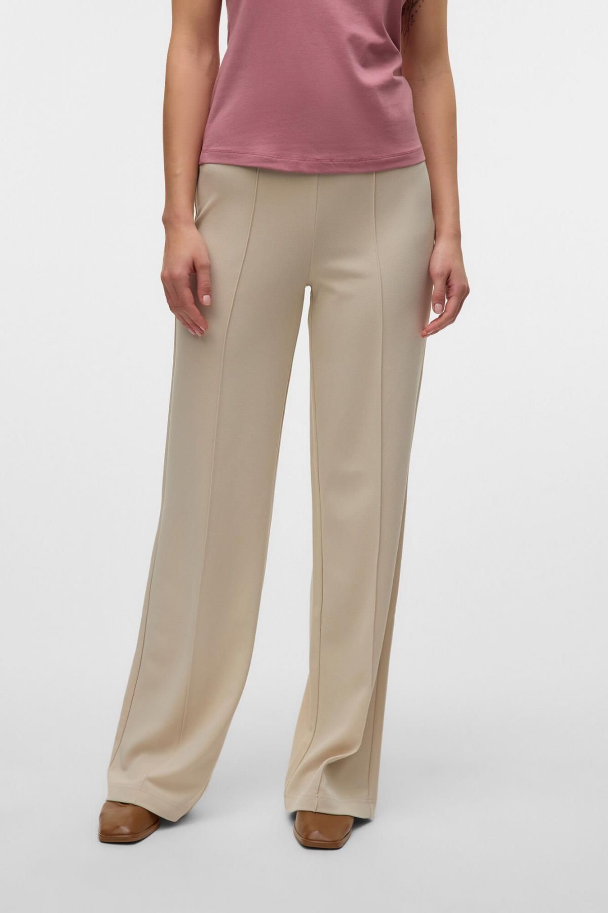 베로모다 와이드핏 스트레치 슬랙스 팬츠 6398231 GRIS - 상품 이미지