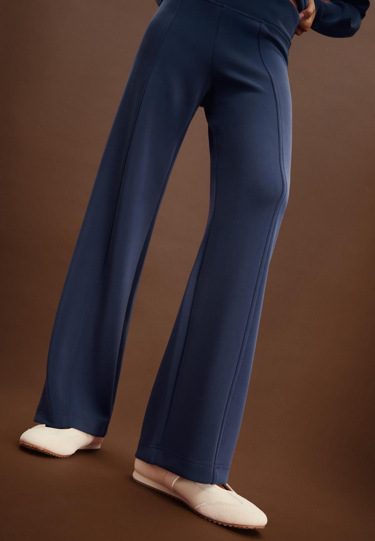 스트라디바리우스 소프트 모달 와이드 스트레이트 조거 팬츠 8747/277 DARK BLUE - 상품 이미지