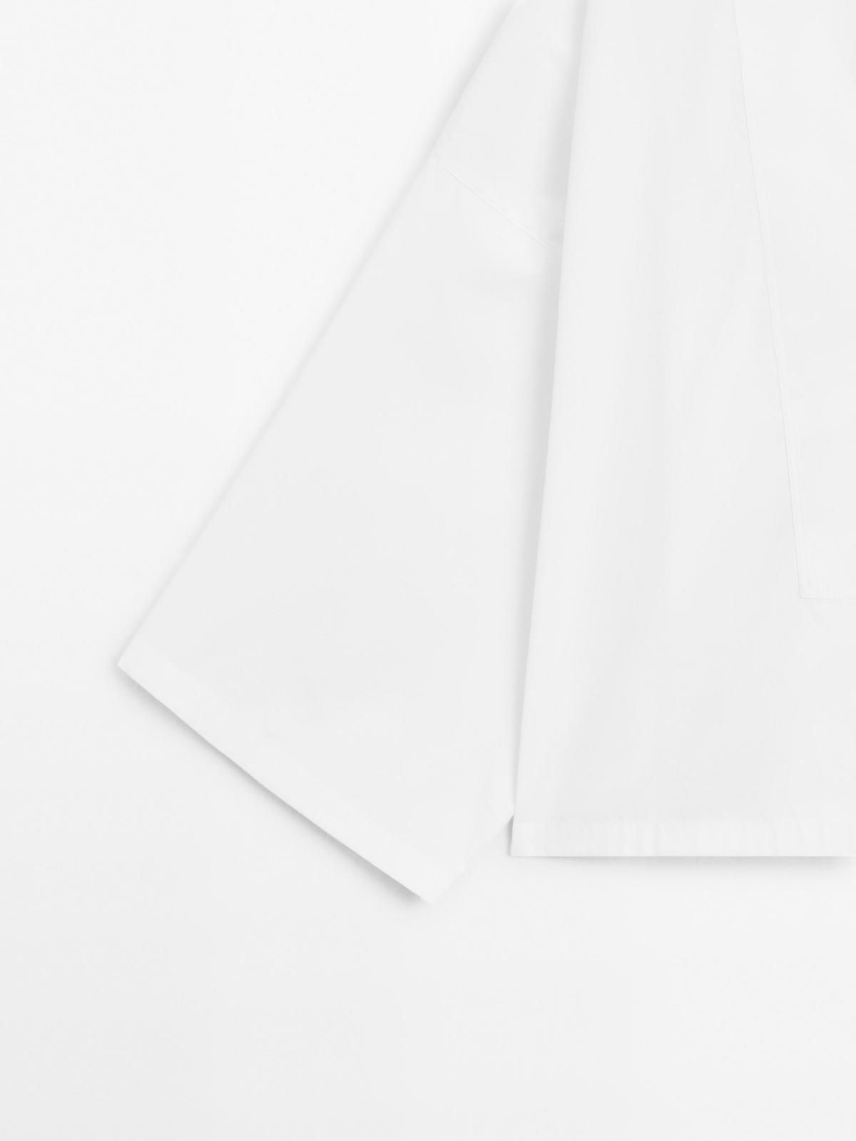 마시모두띠 100코튼 와이드슬리브 브이넥 버튼업 블라우스 5142/842 WHITE - 상세 이미지 4