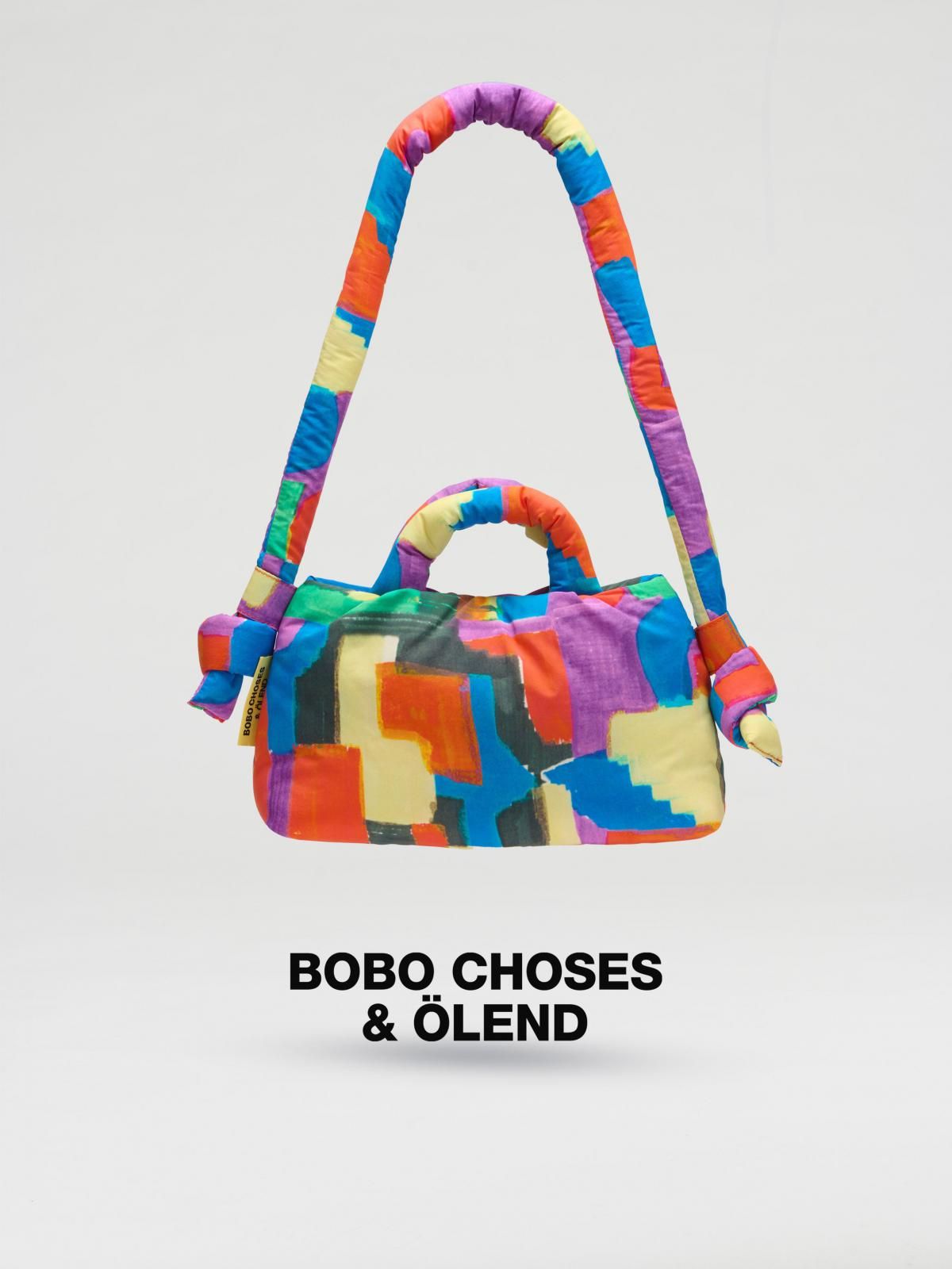 올랜드 멀티컬러 소프트 미니 크로스백 MiniOna 54620100297039 BOBO CHOSES X OLEND - PRINT - 메인 이미지