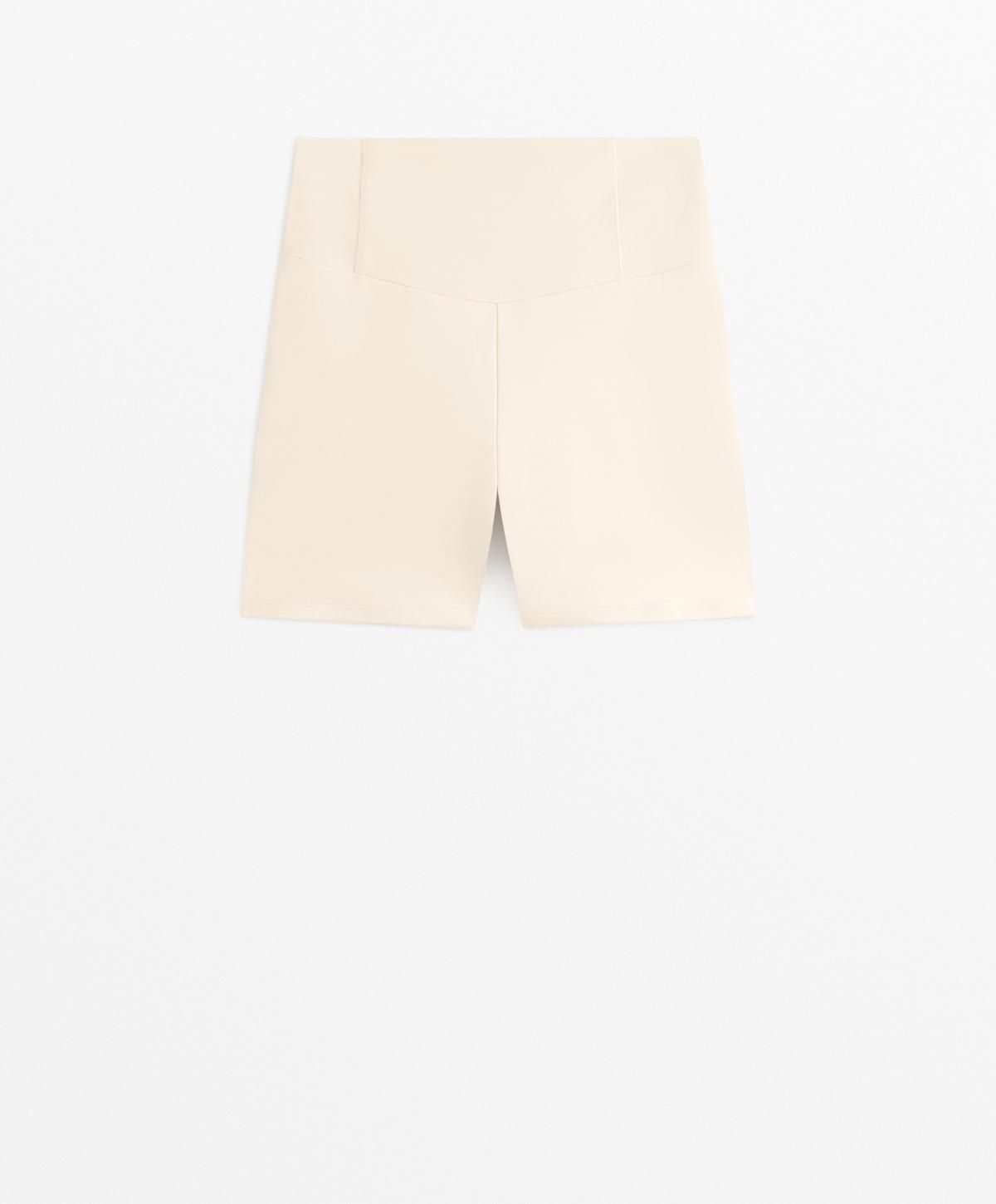 오이쇼 컴프레시브 하이웨이스트 테크니컬 10cm 핫팬츠 3254/254 PALEECRU - 상품 이미지