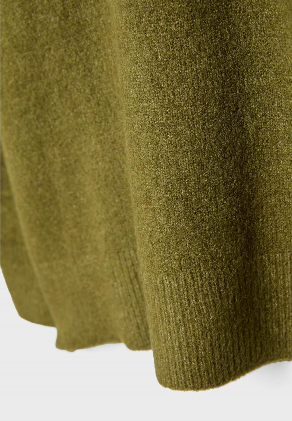 스트라디바리우스 소프트터치 라운드넥 니트 스웨터 5010/400 OLIVE GREEN - 상세 이미지 3