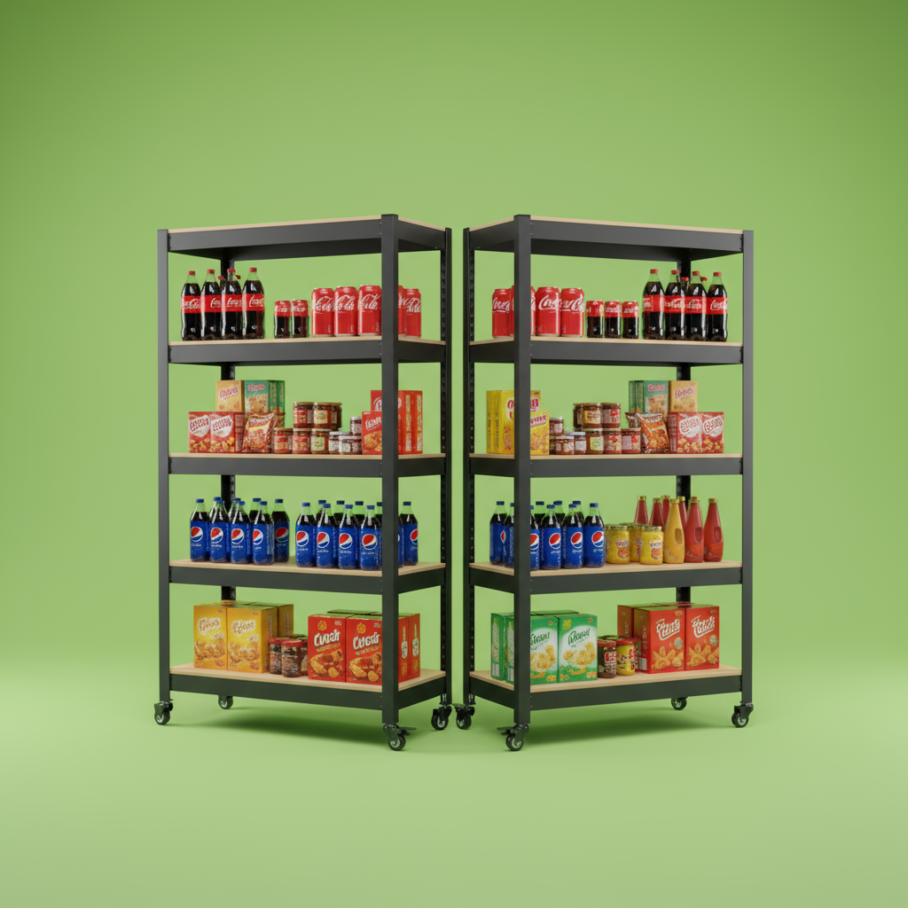 바퀴선반 바퀴달린선반 틈새 트롤리 이동식 트레이 홈던트 5단 303075