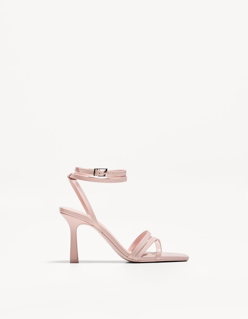 버쉬카 페미닌 스트랩 하이힐 샌들 에어핏 9cm 1744/664 PINK - 상품 이미지