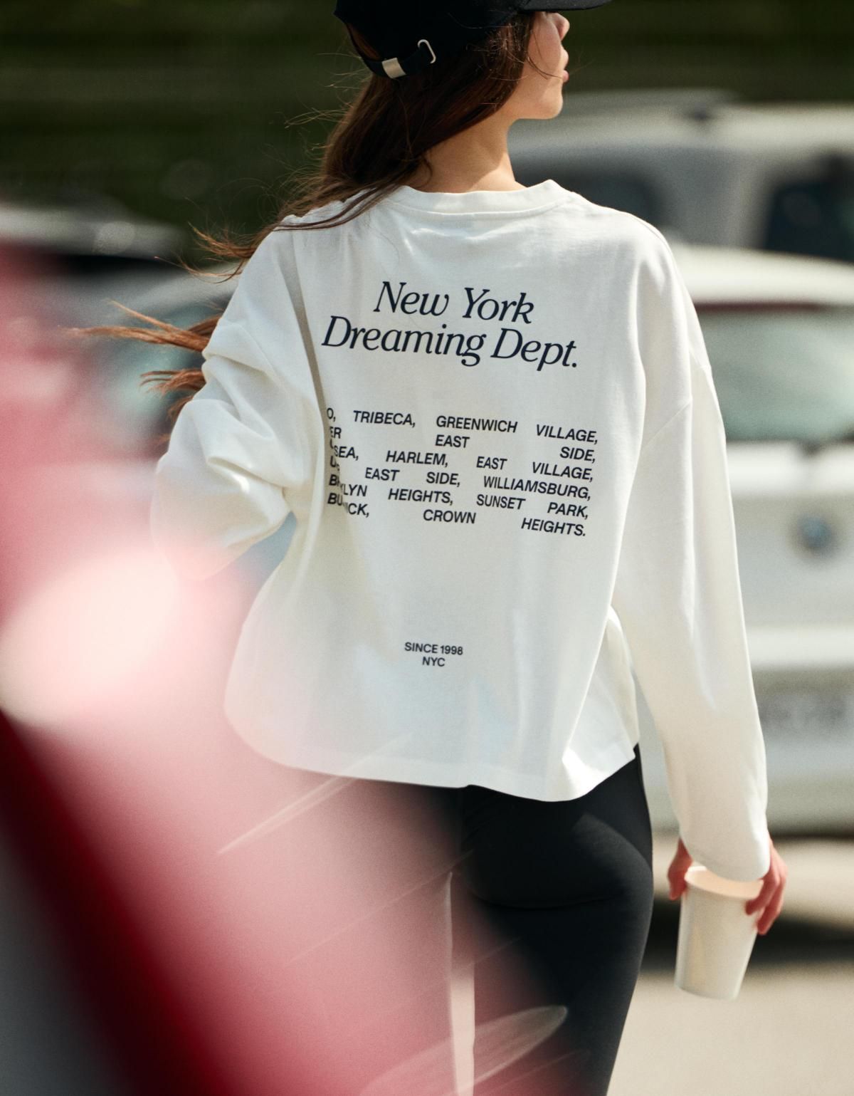 버쉬카 프린트 박시핏 롱슬리브 티셔츠 7546/093 OFF WHITE - 상세 이미지 4
