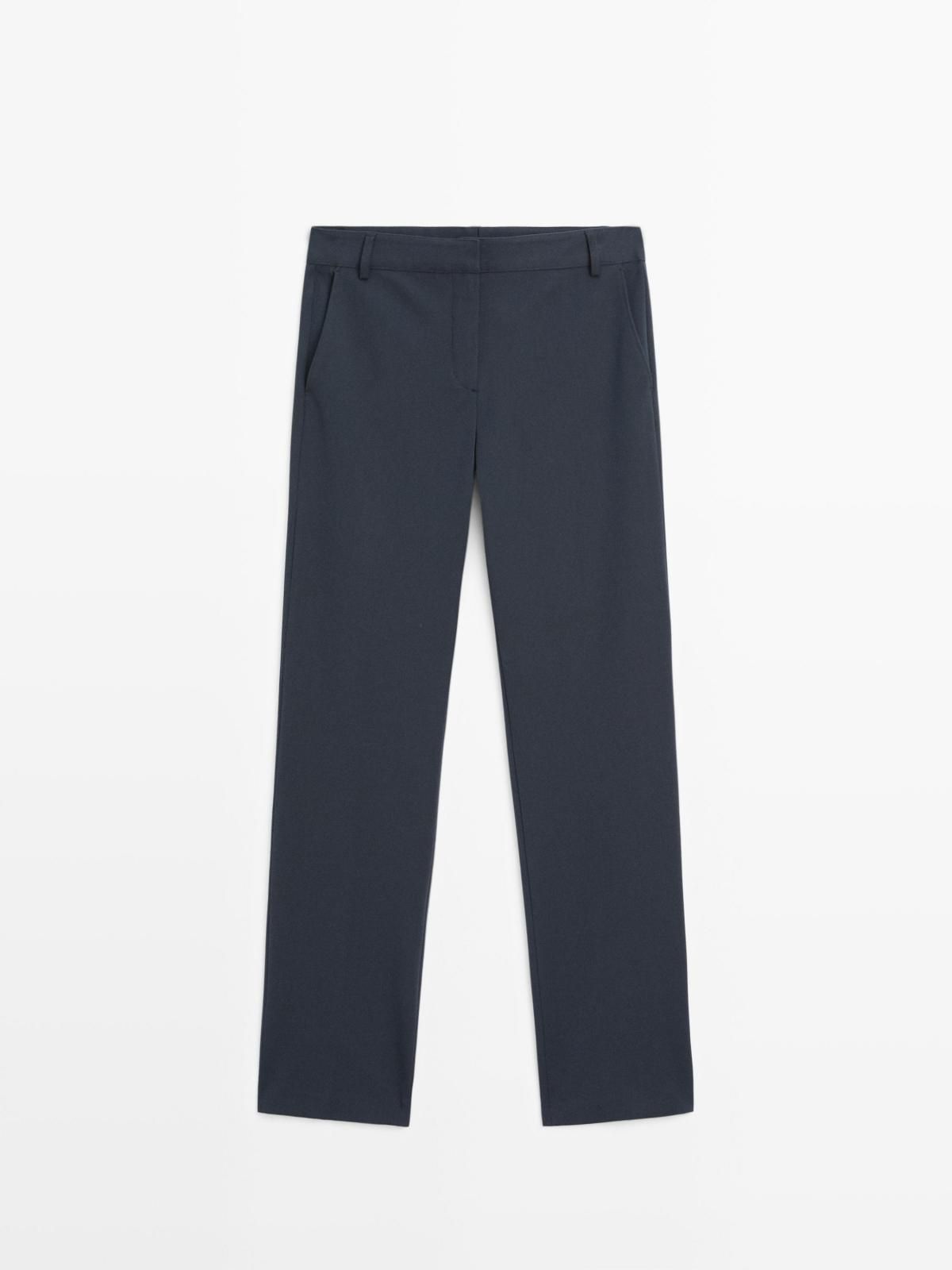 마시모두띠 테크니컬 스트레이트핏 슬랙스 팬츠 5029/529 NAVY BLUE - 상세 이미지 5