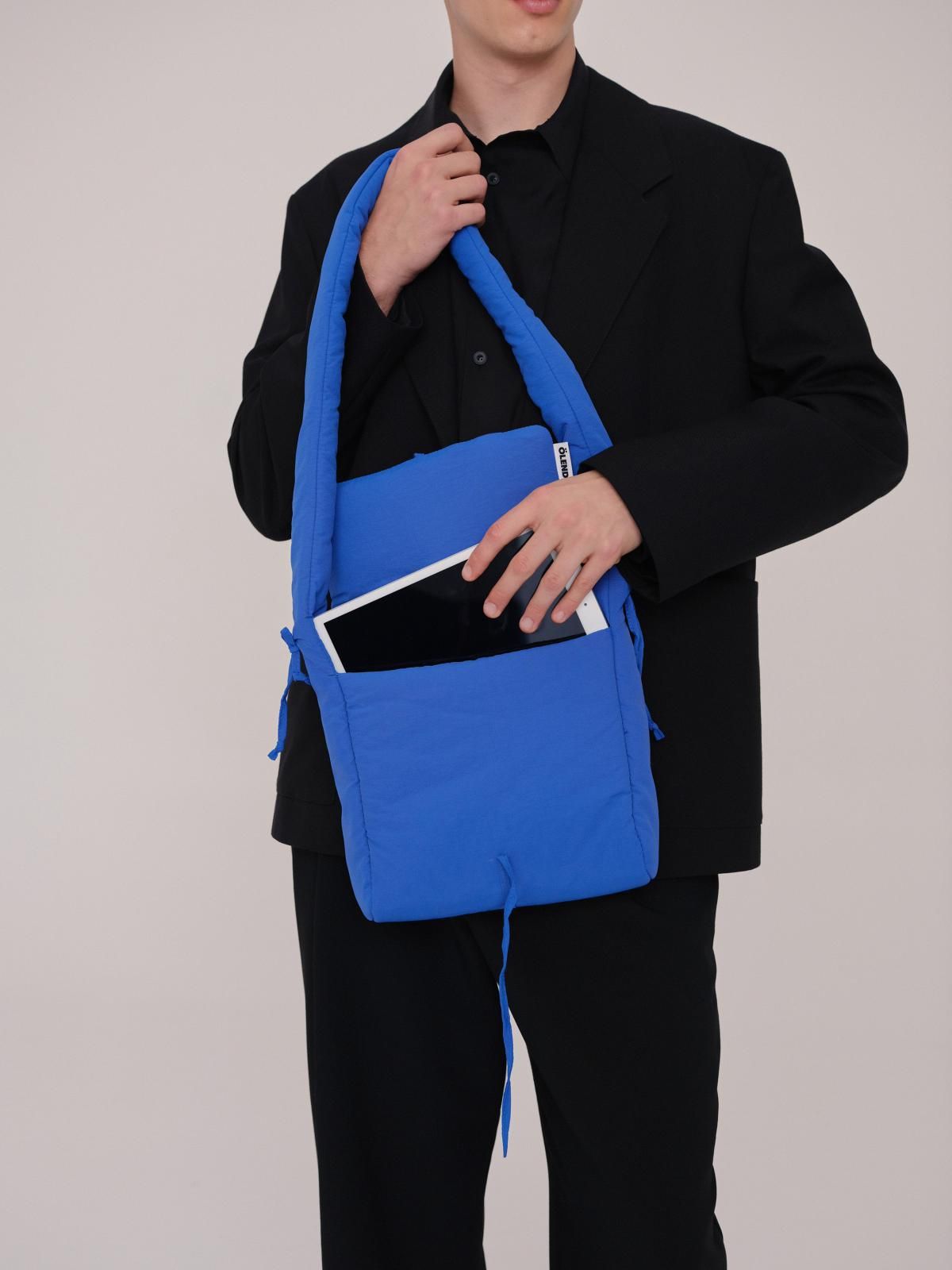 올랜드 소프트 패딩 스트랩 미디엄 니나 백 53531874263375 COBALT BLUE - 상세 이미지 3