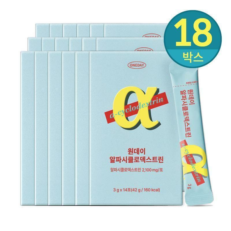(방송에서만 30％ 세일) 데이즈온 알파CD(시클로덱스트린) 18박스 - 상품 이미지