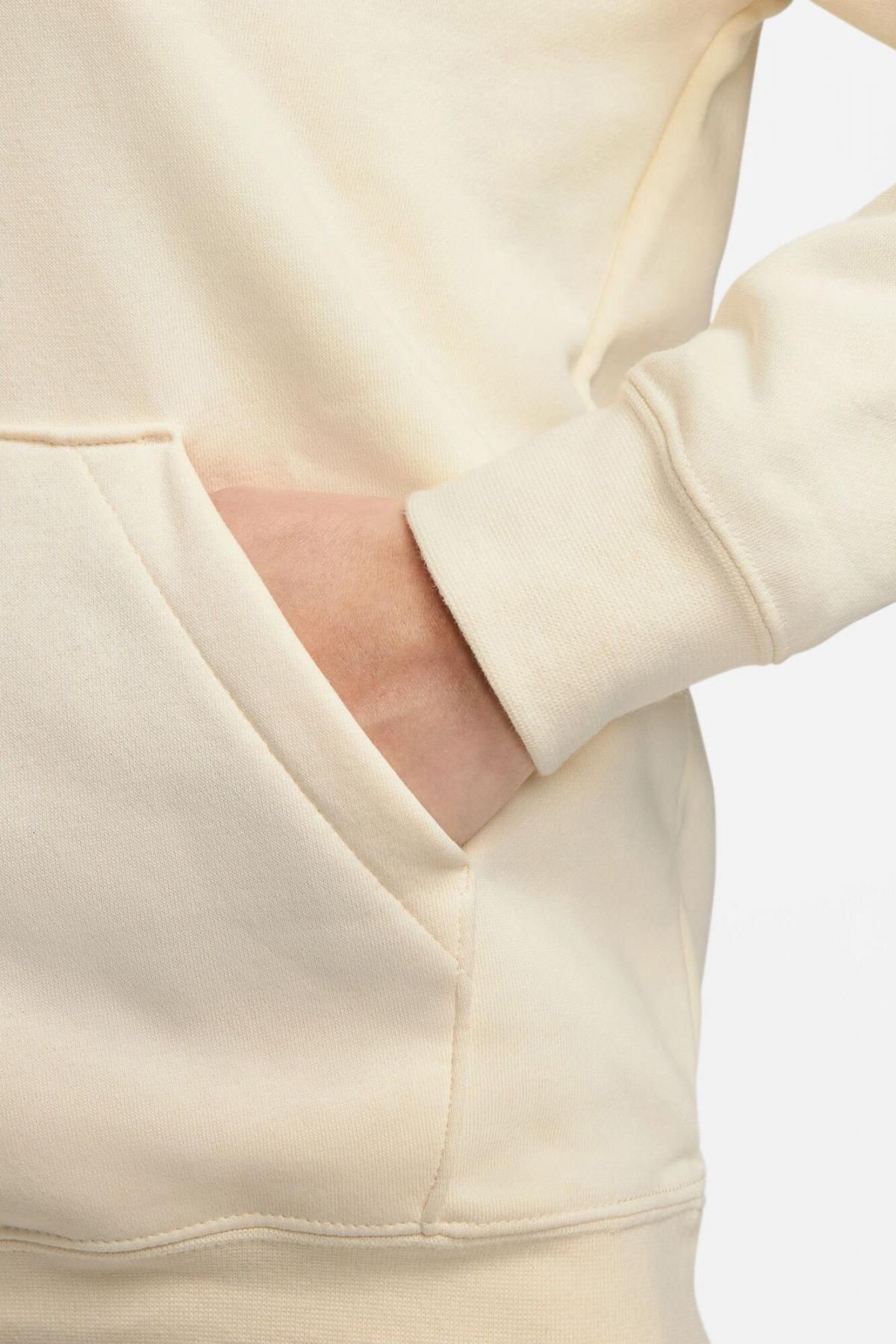 나이키 플리스 후드티 아이보리 나이키 클럽 4232840 BEIGE - 상세 이미지 5