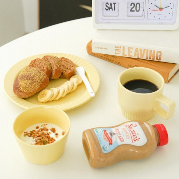 브런치 세트 접시 볼 머그컵 요거트 식기세척기 3종 - 상품 이미지