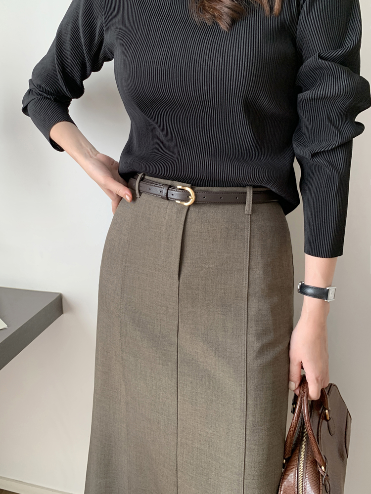 데일리 슬림 금장 소가죽 여성 벨트 정장 원피스 청바지 여자 가죽벨트 허리띠 브라운 블랙 상품 이미지