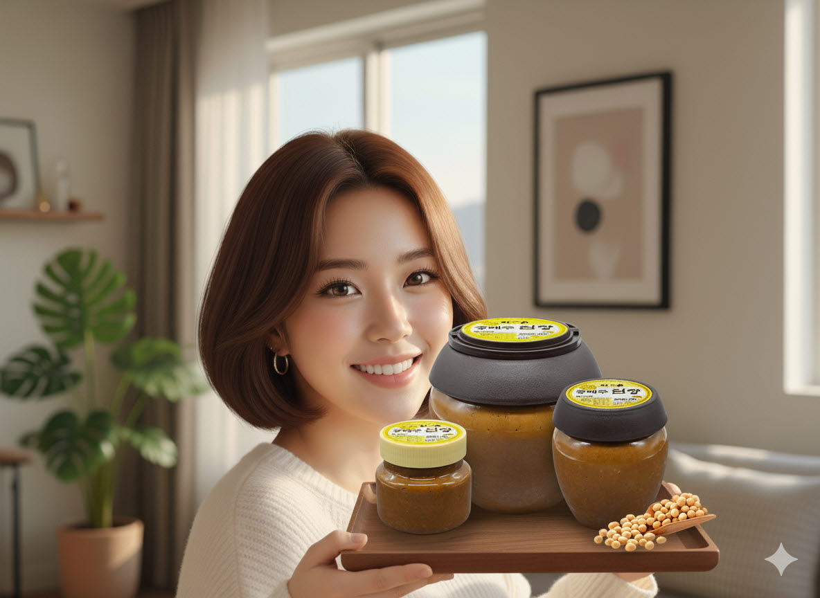 장일품된장 콩메주 국산 된장 2kg - 상품 이미지