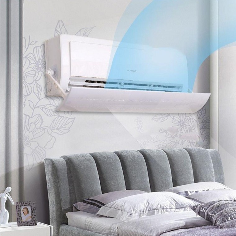 신축형 에어컨 바람막이 직풍 방지 벽걸이 윈드윙 날개 각도 조절