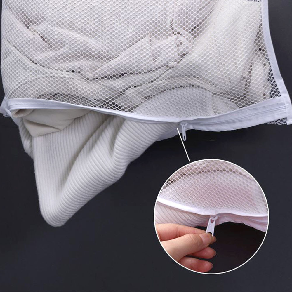 세탁 걸이형 보관망 욕실 거실 빨래 분리수거함 - 상품 이미지