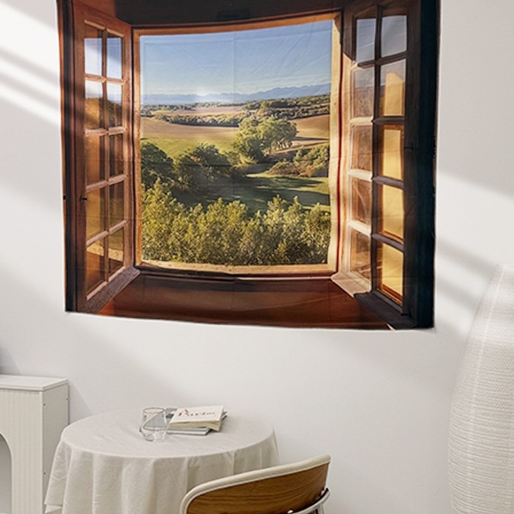 풍경 패브릭 포스터 16종 130×150 대형 감성 인테리어 장식