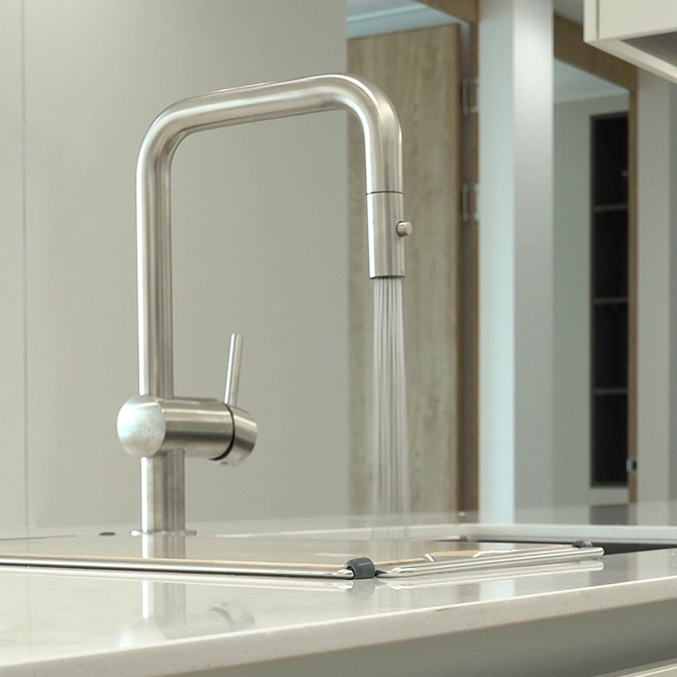 라우체 코인 무광 니켈 주방 싱크수전 코인51109CN