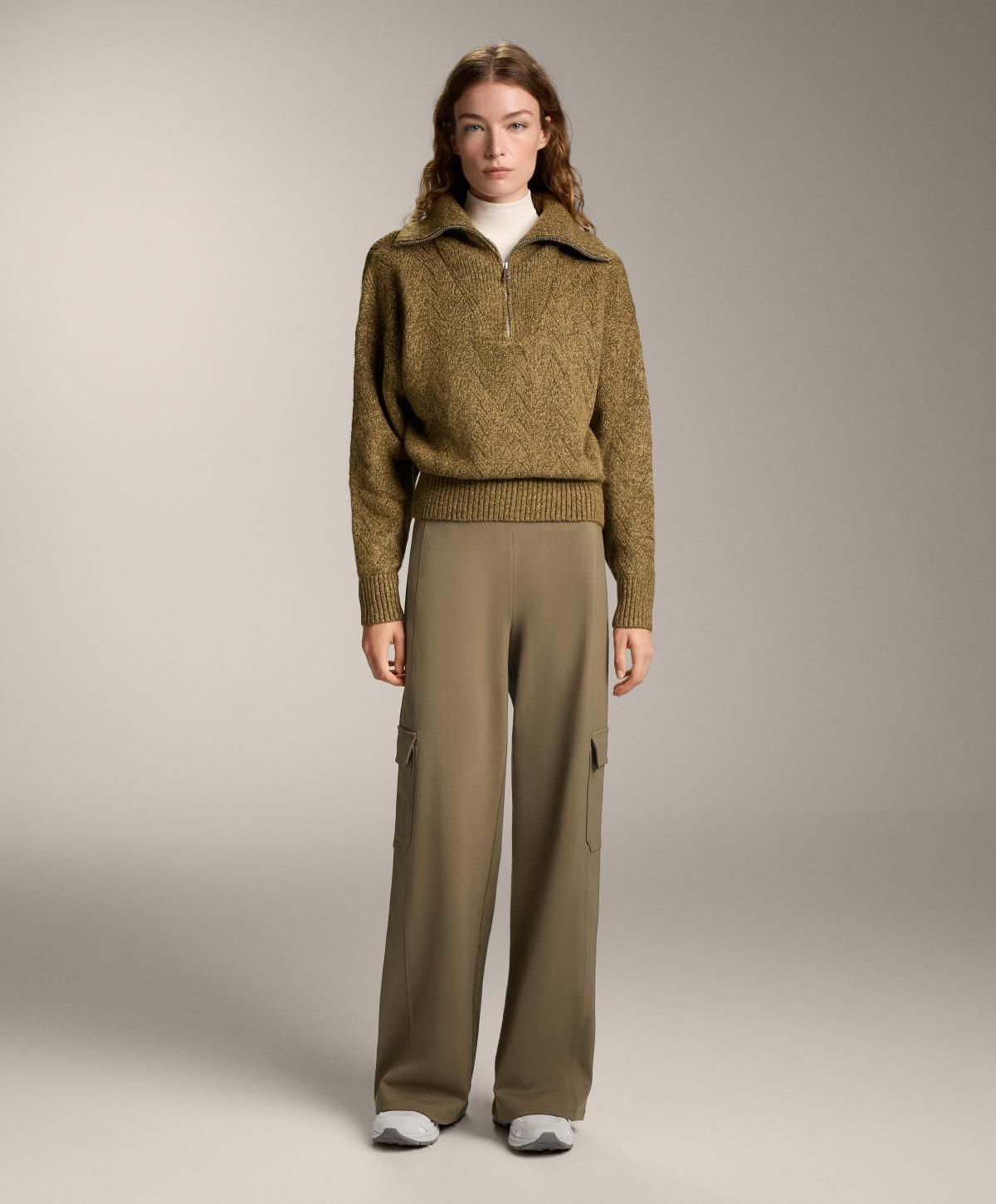 오이쇼 테크니컬 하이라이즈 와이드 카고 팬츠 4029/230 MILITARYKHAKI - 상세 이미지 3