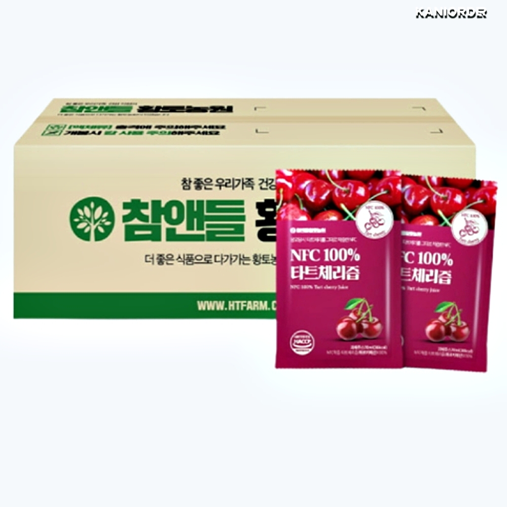 타트체리 농축액 쥬스 비타민 피로회복 타르트체리 원액 100% 건강 주스 100포 - 상품 이미지