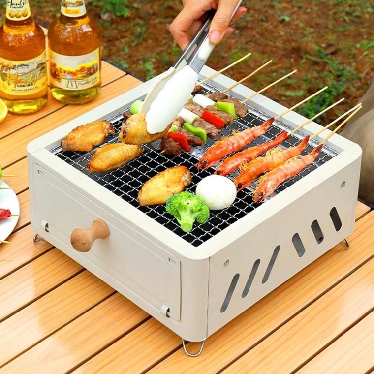 야외 바베큐 그릴 캠핑 화로대 숯불화로 개인용 상품 - 메인 이미지