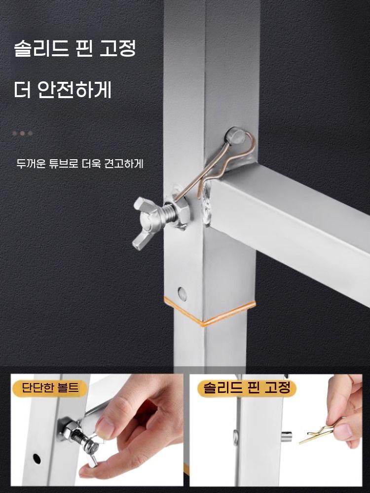 도배 사다리 일자 발받침대 1단 페인트 안전발판 우마 - 상세 이미지 2