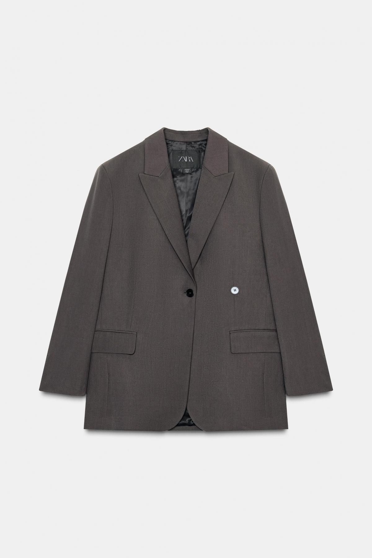 자라 오버핏 테일러드 재킷 7522/275 DARK GREY - 메인 이미지
