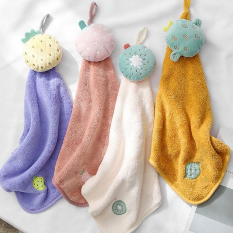 주방 핸드 타올 극세사 수건 주방타올 핸드타올 - 메인 이미지