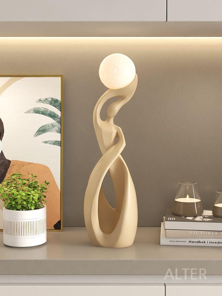 장식 거실 현관 소품 럭셔리 트레이 사이드 커피 테이블-블랙골드 72cm - 상세 이미지 3
