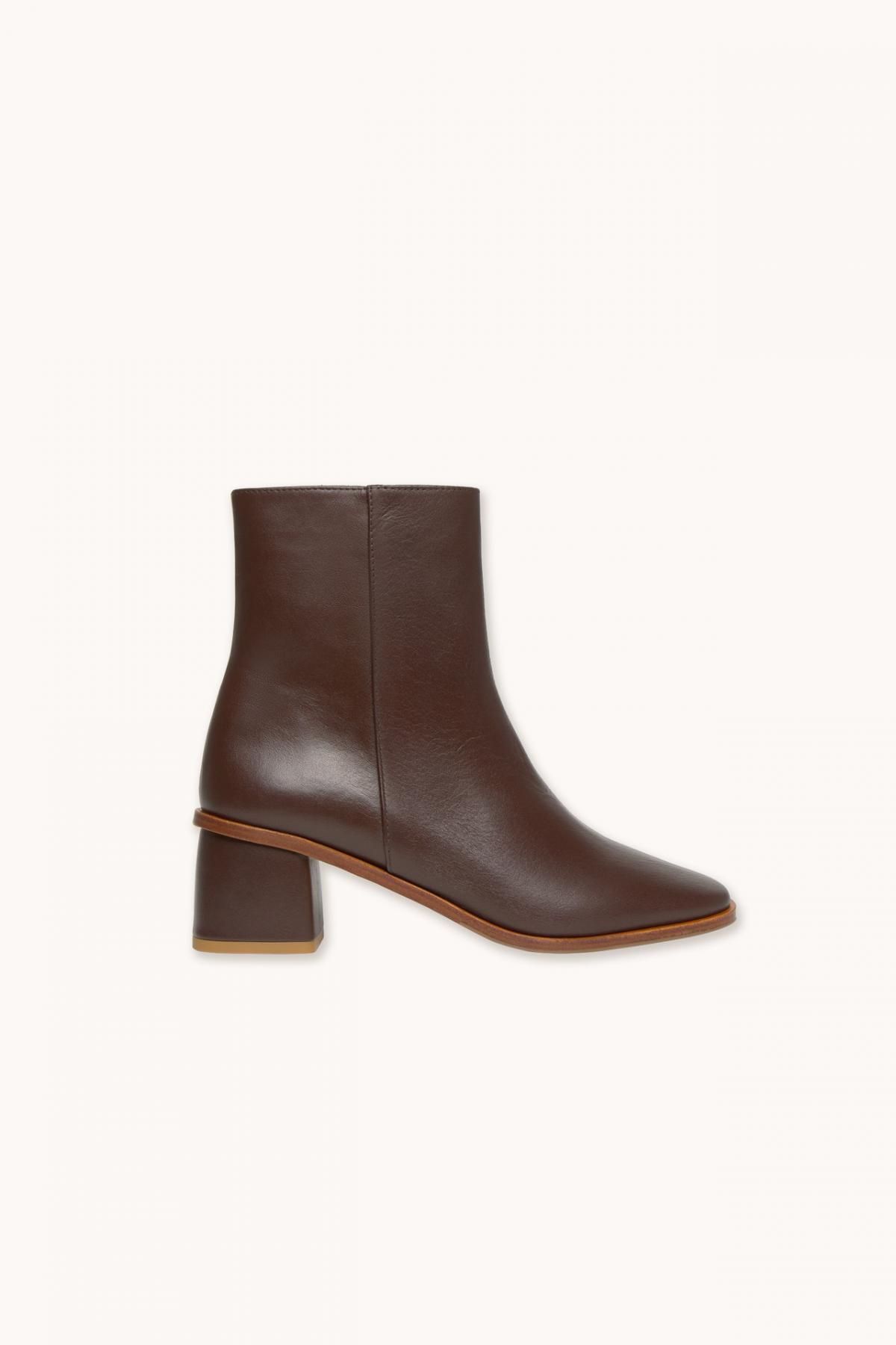 타이니코튼 트렌디 다크 브라운 앵클부츠 AW25-684-M05 ONE COLOR - 메인 이미지