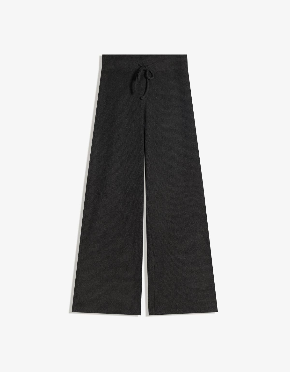 버쉬카 소프트 와이드 골지 니트 팬츠 5133/727 DARK GREY - 상세 이미지 4