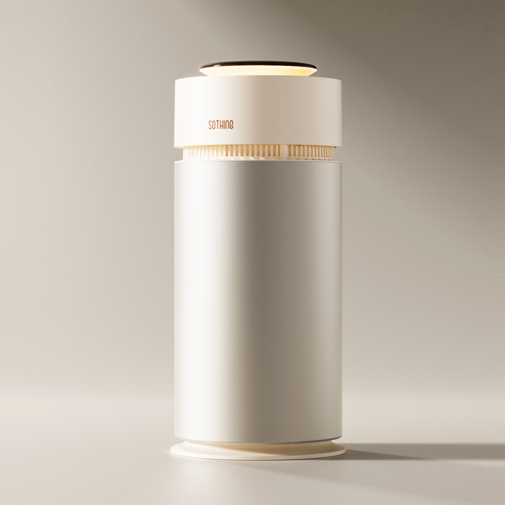 소싱 갤럭시 대용량 자연기화식 가습기 UV살균 음성인식 무드등