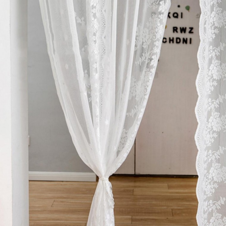 거실 레이스 커튼 안방 쉬폰 커텐 예쁜 1500ml