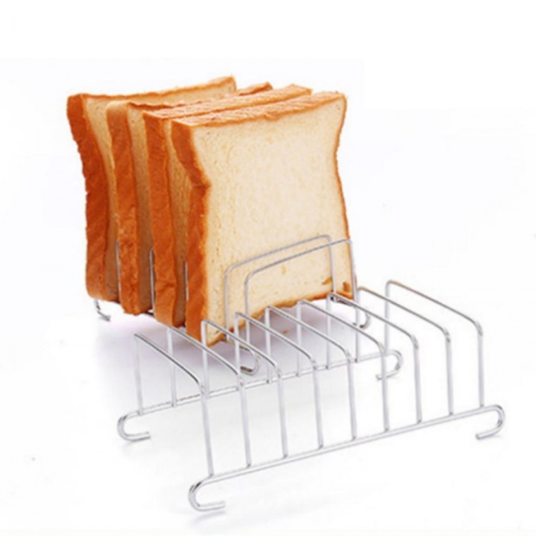 토스트랙 거치대 와플 꽂이 식빵 스텐 받침대 - 메인 이미지